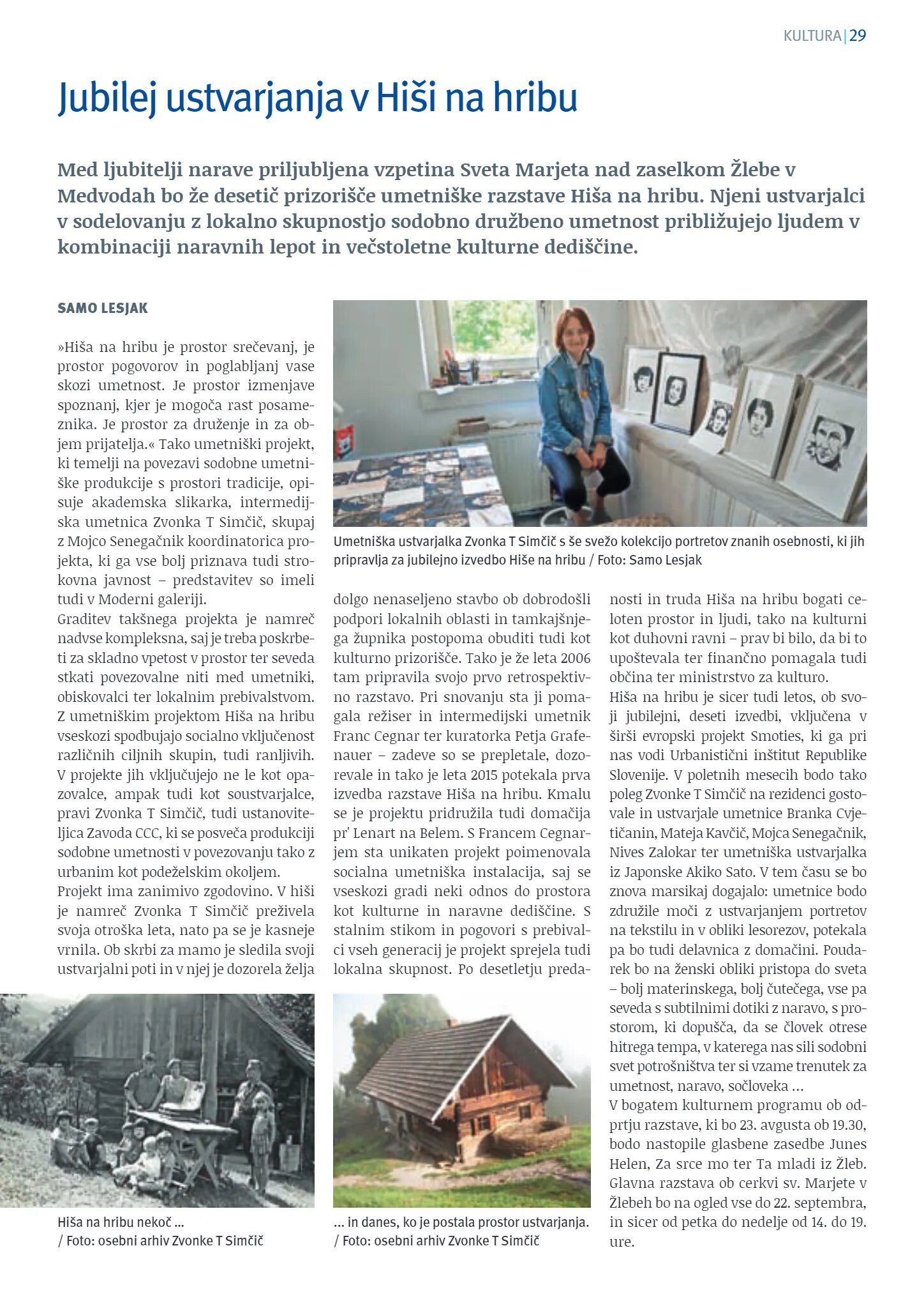 Intervju Zvonka Simčič